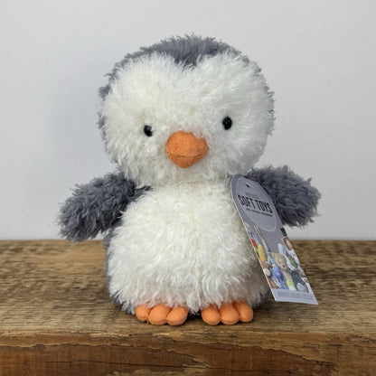 Jellycat Little Penguin - Fluffy Penguin Small Beanie Plush Retired 7"