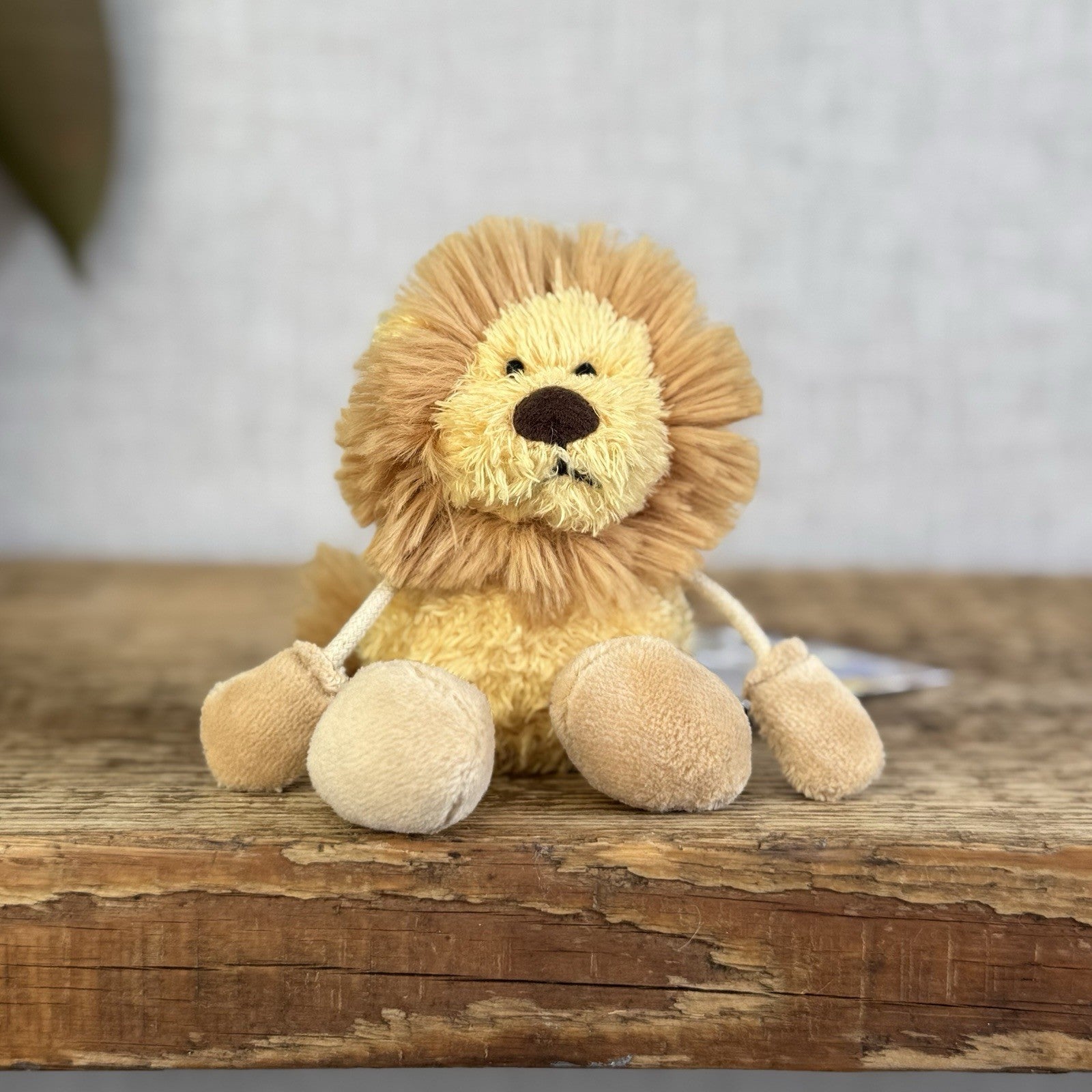 Jellycat Lion Jungle Babbler Vintage Soft Plush Toy Retired 4.5" (working Order)