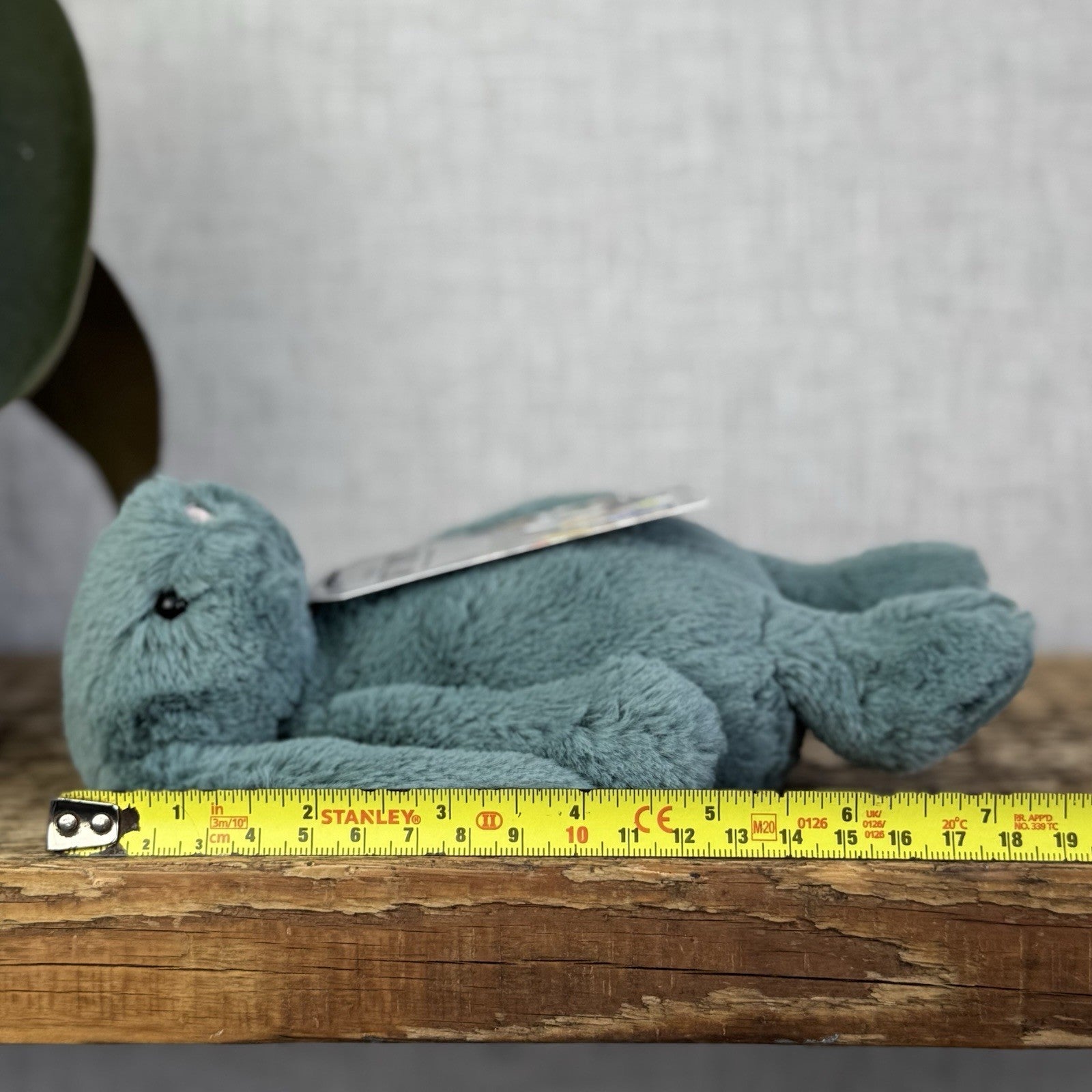 Jellycat Small Bashful Ivy Bunny - Retired Green Bunny Chrismas Release 8"