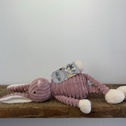 Jellycat Pink Cordy Roy Baby Bunny - Small Pink Beanie Corduroy Bunny Rabbit 12"