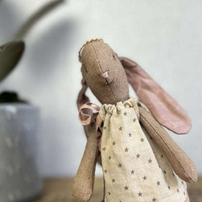 Maileg Mini Bunny Angel Gabriella - Retired 2013 - Brown Angel Bunny