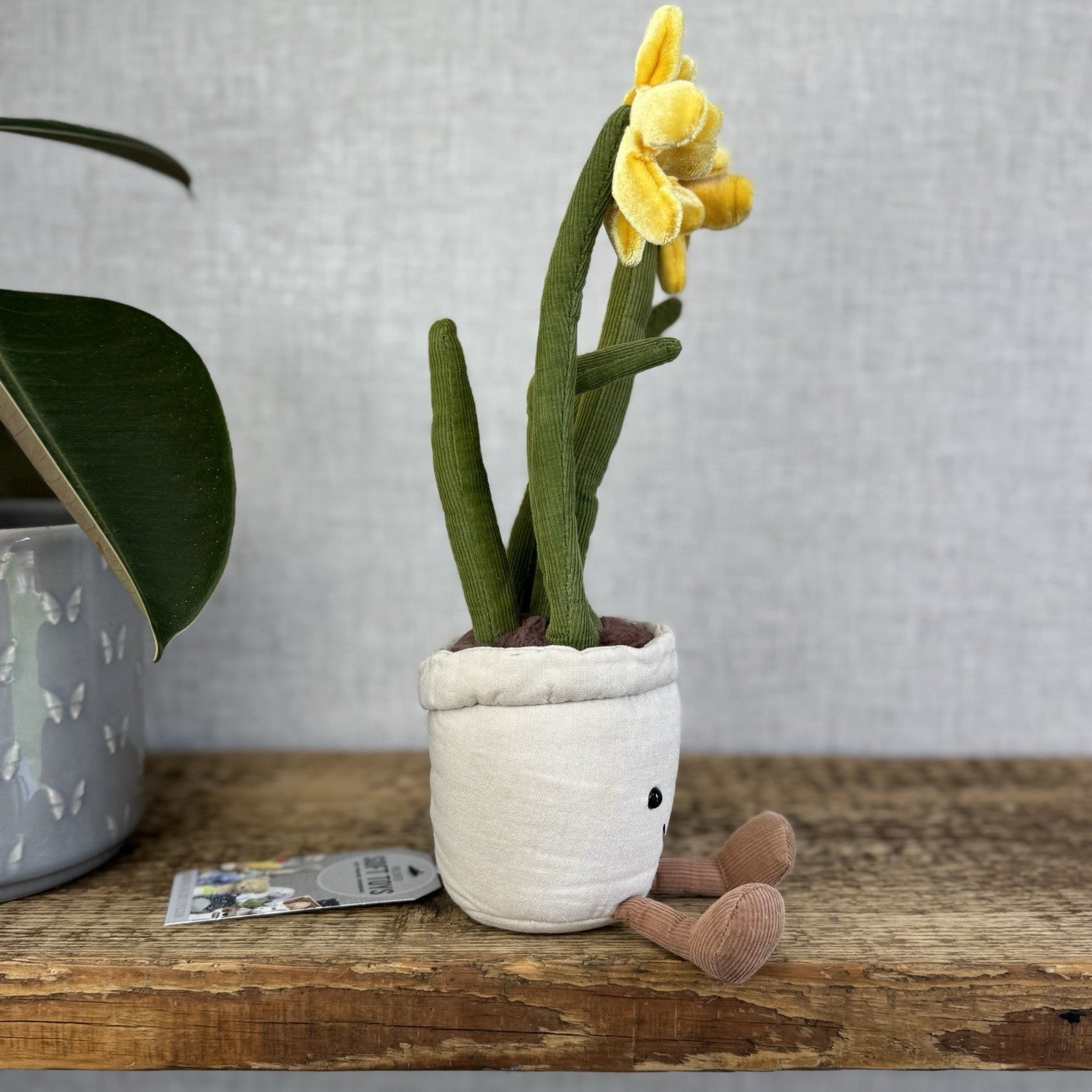 Jellycat Amuseable Daffodil Plant Pot - Retired Soft Toy Flower Pot Plush Medium