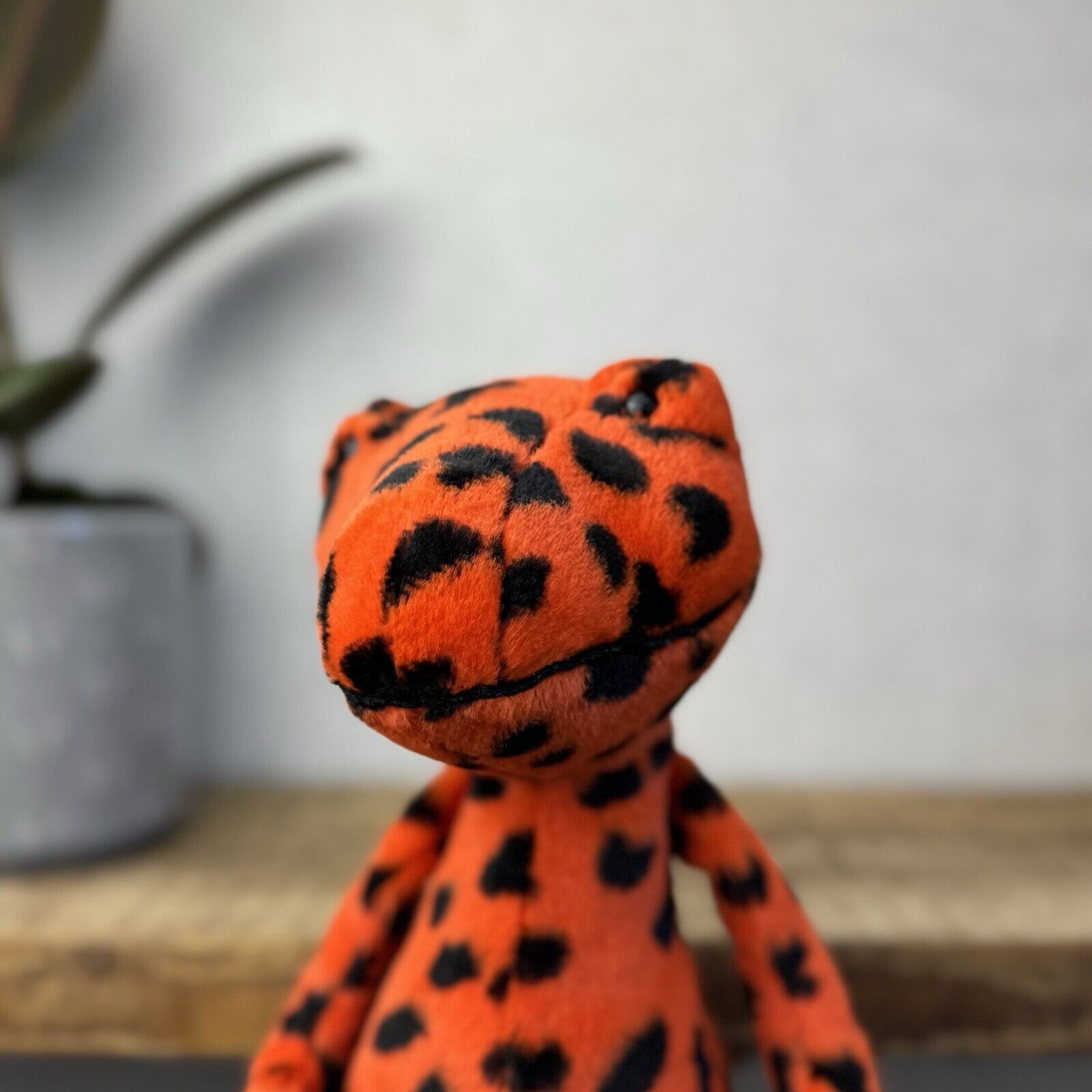 Jellycat Syd Salamander - Red Spotty Lizard New With Tags Medium 12"