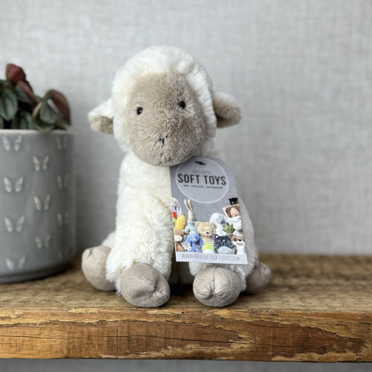 Jellycat Small Libby Lamb - Small Fluffy Lamb Soft Toy Sitting Retired 8"