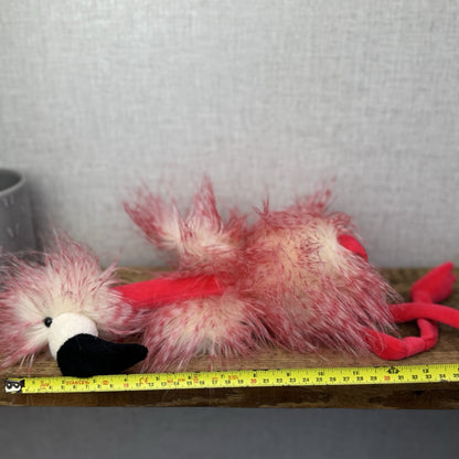 Jellycat Flora Flamingo - Large Fluffy Pink Bird Soft Toy Retired Rare 16"