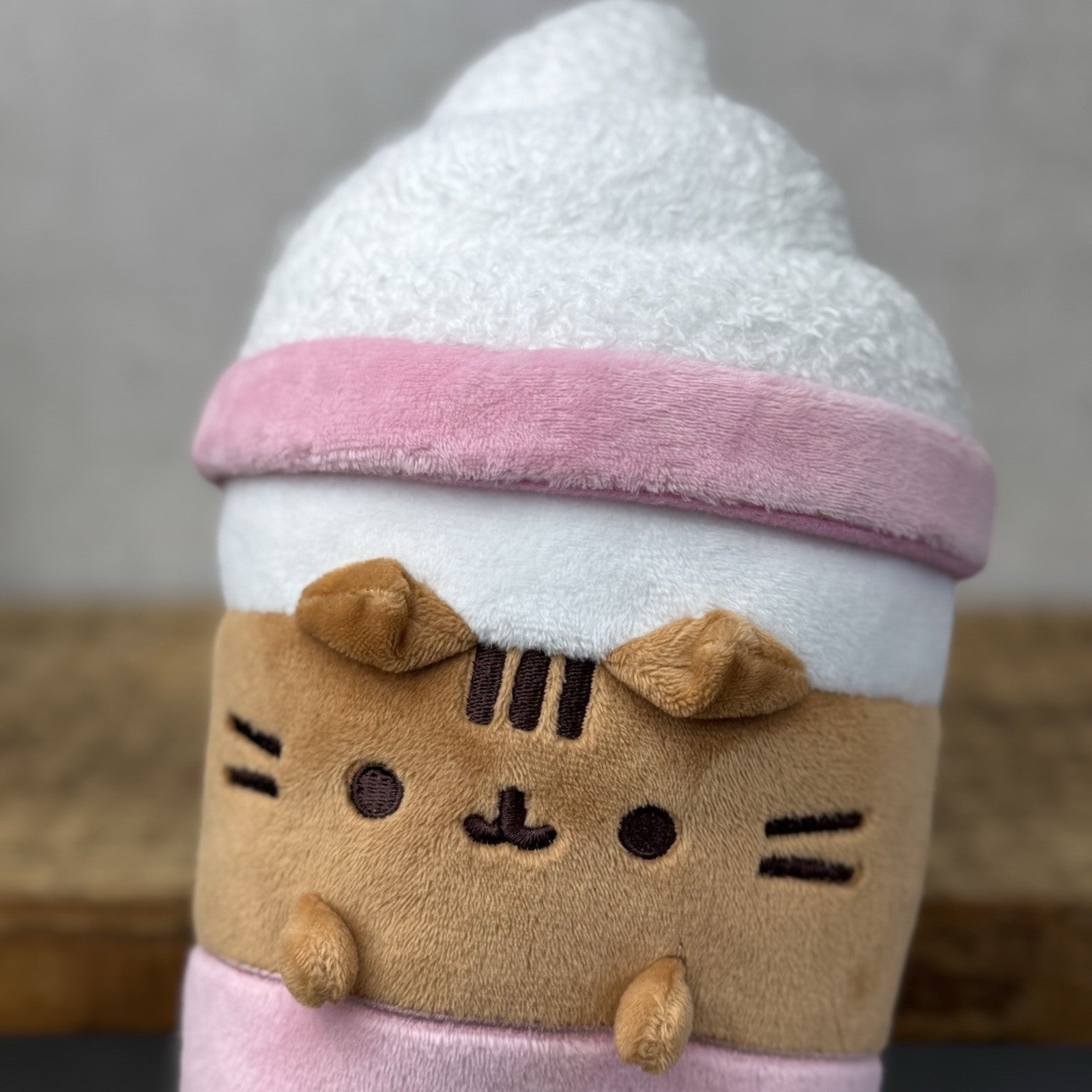 Gund Pusheen Cat - Pusheen Iced Coffee Soft Toy Collectible 10"