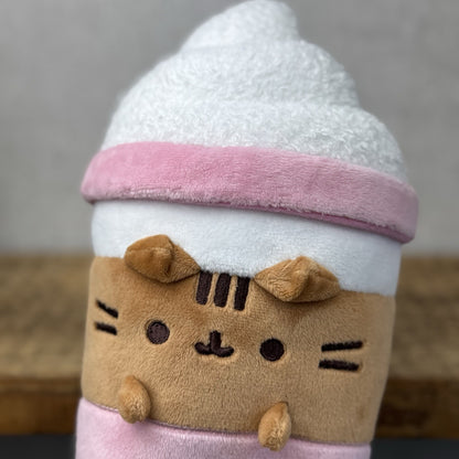 Gund Pusheen Cat - Pusheen Iced Coffee Soft Toy Collectible 10"