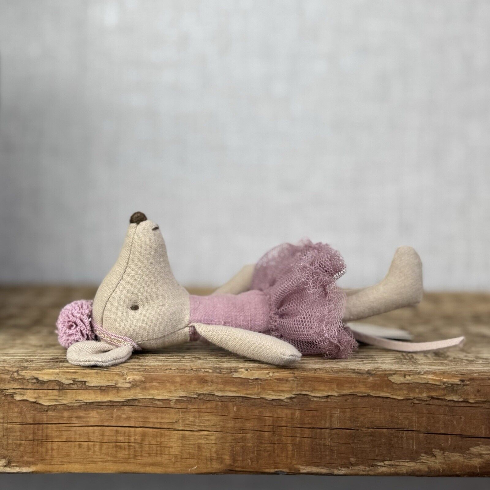 Maileg Ballerina Mouse - Big Sister - Heather - Purple Ballet Mouse Mice New
