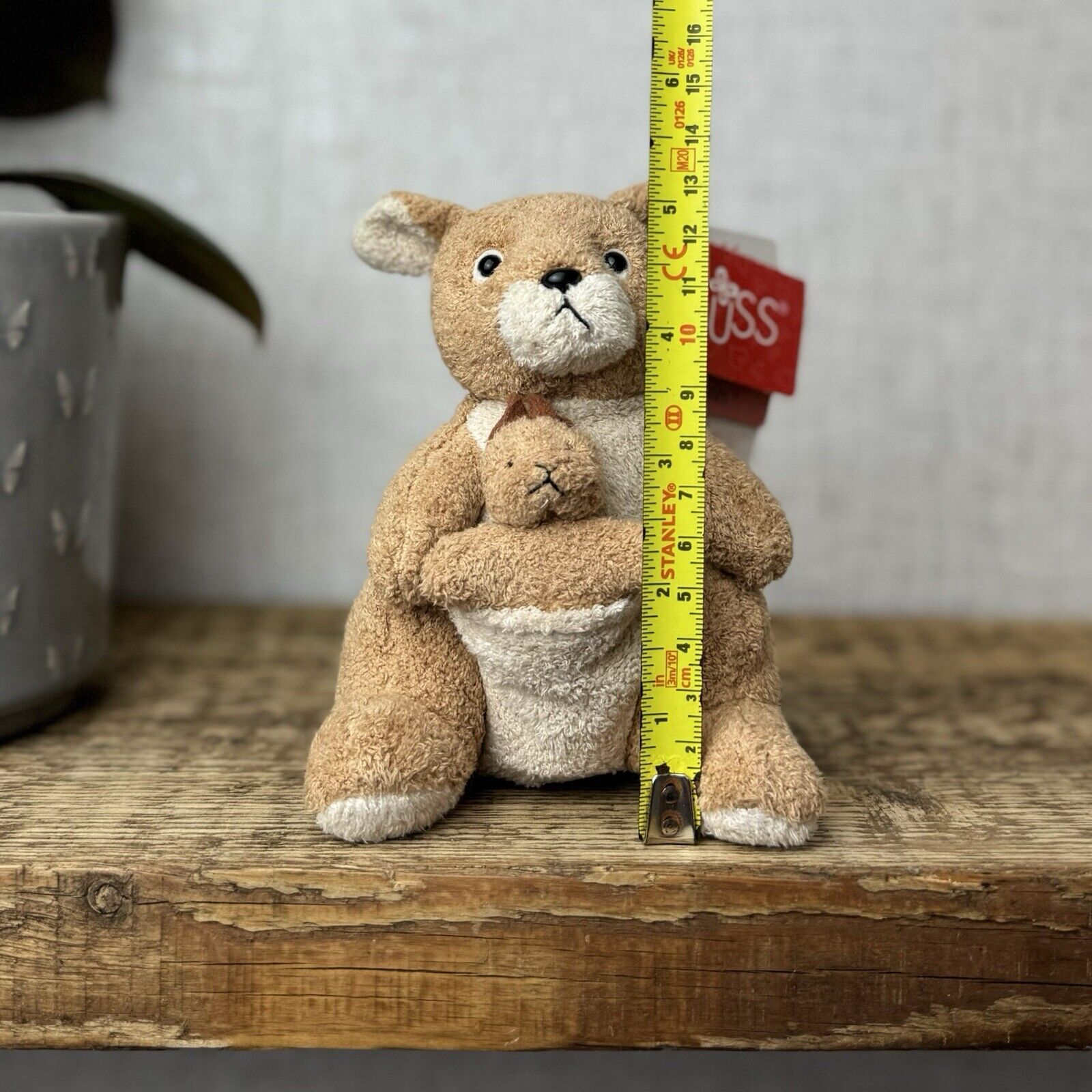 Russ Berrie Luv Pets - Tiny Kangaroo Darwin - Pocket Pal Tiny Beanie Soft Toy 6”