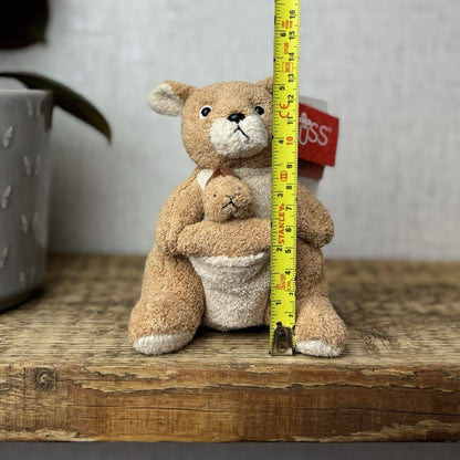 Russ Berrie Luv Pets - Tiny Kangaroo Darwin - Pocket Pal Tiny Beanie Soft Toy 6”