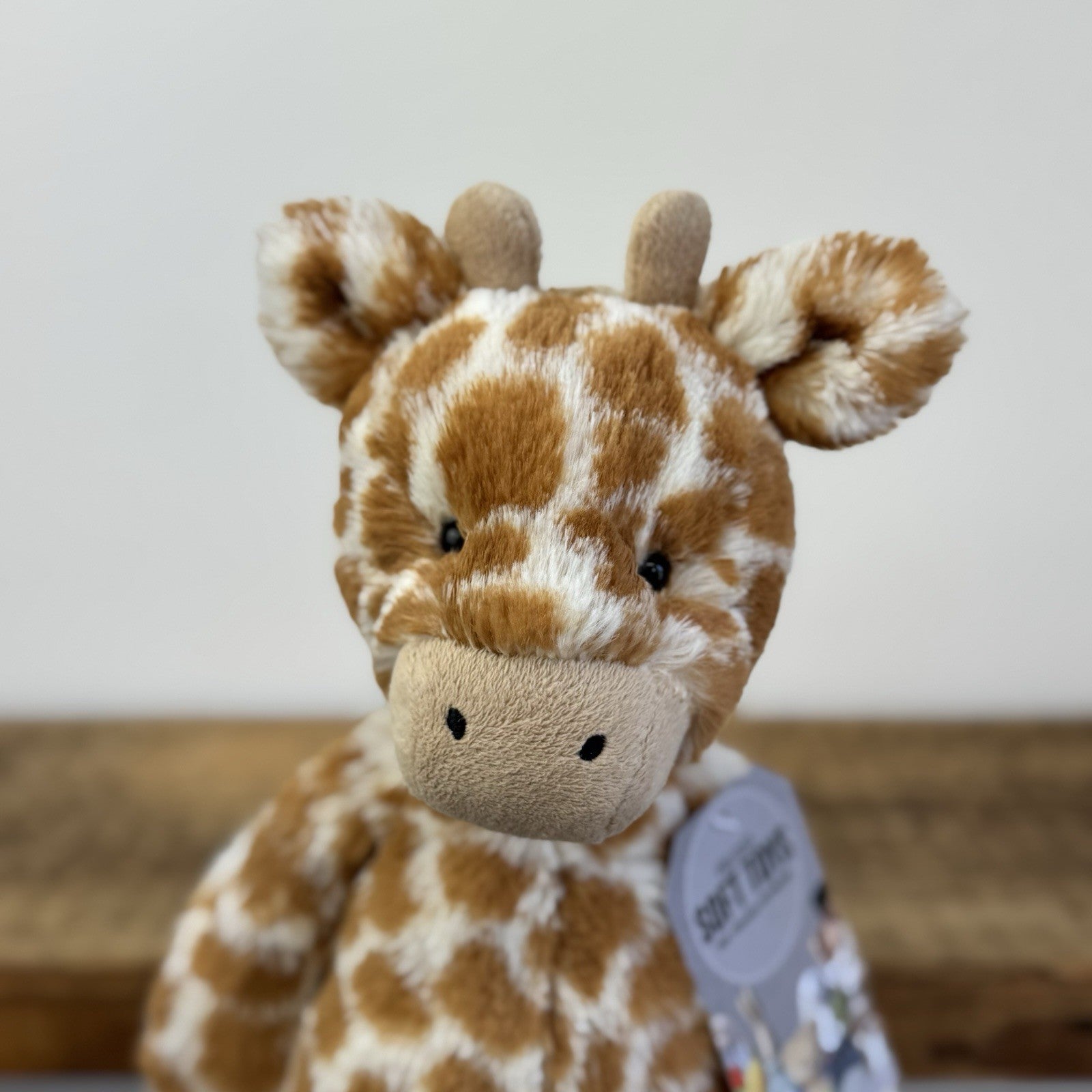 Jellycat Medium Bashful Giraffe (first Release/old Style) Beanie Retired 12"