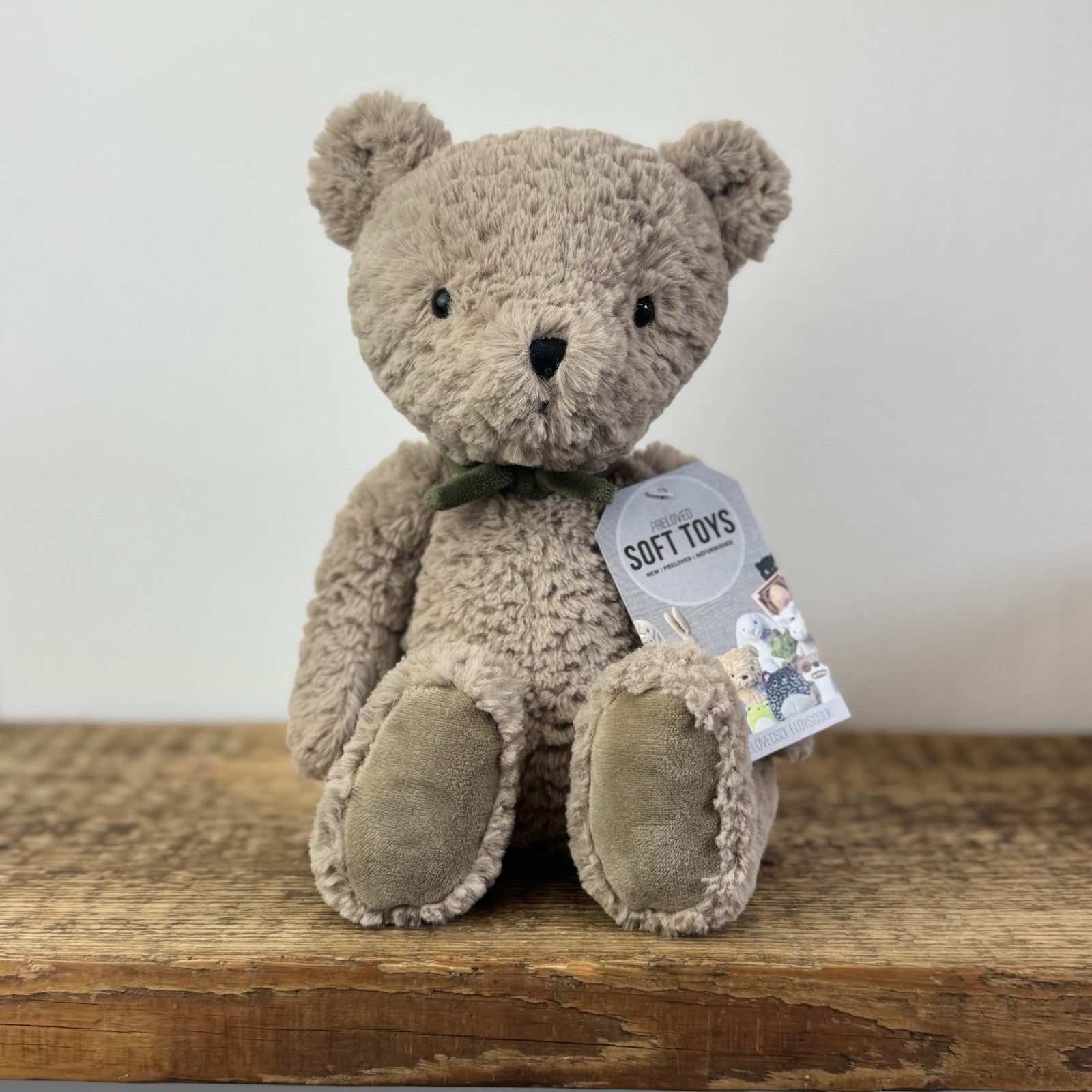 Jellycat Ambalie Bear - Beige/Brown Retired Traditional Bear Retired 11"