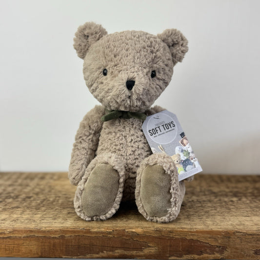 Jellycat Ambalie Bear - Beige/Brown Retired Traditional Bear Retired 11"