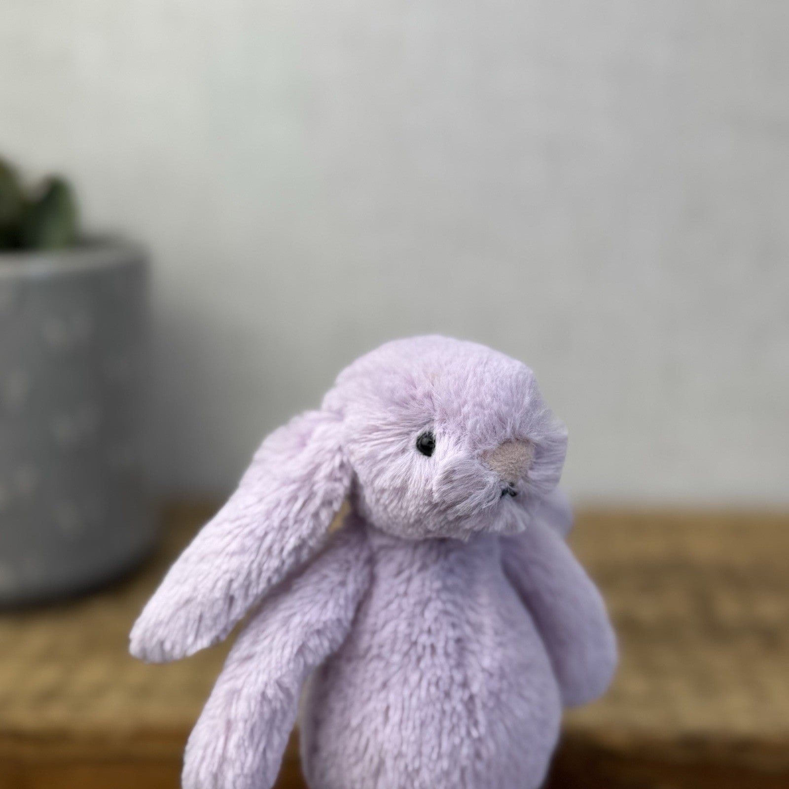 Jellycat Tiny Bashful Hyacinth Purple/Lilac Baby  Bunny - Miniature Rabbit 5"