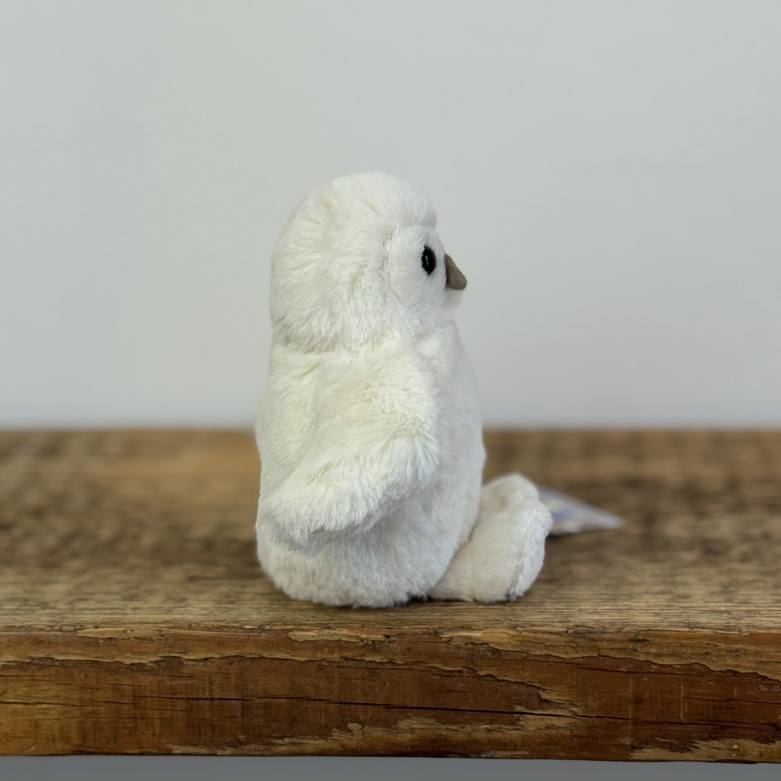 Jellycat Tiny Baby Bashful Owl - Tiny White Owl Bird Jellycat Rare 5"