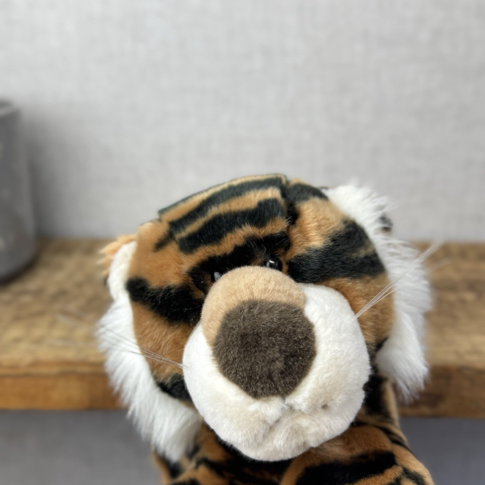 Aurora A&a Vintage Flopsies Tiger Trent - Floppy Heavy Tiger Soft Toy Beanie 12”