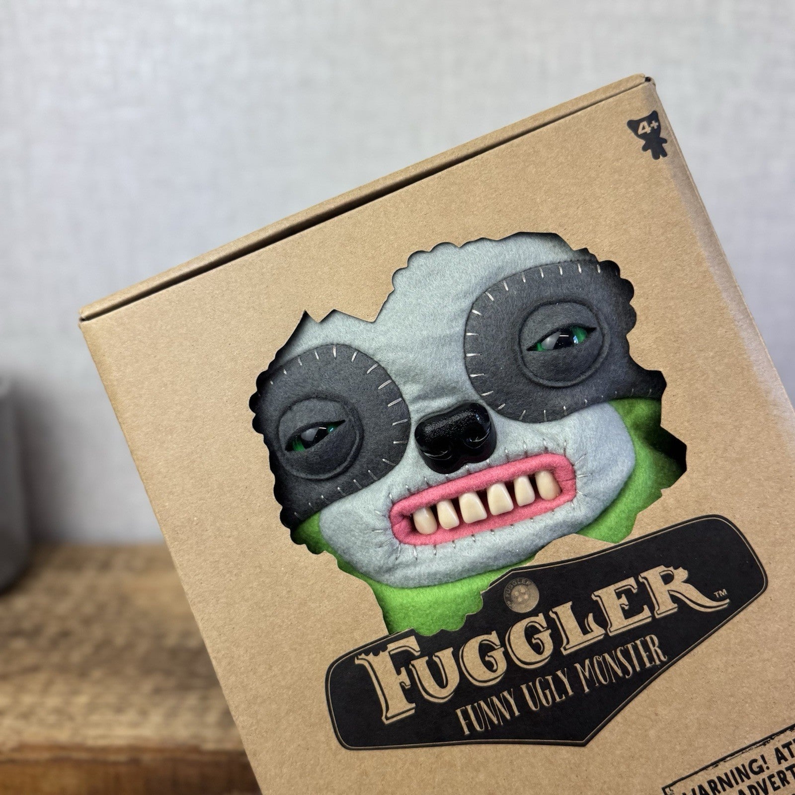 Fuggler Large Green Sickening Sloth - Large Green Sloth Claws Large 14" BNIB