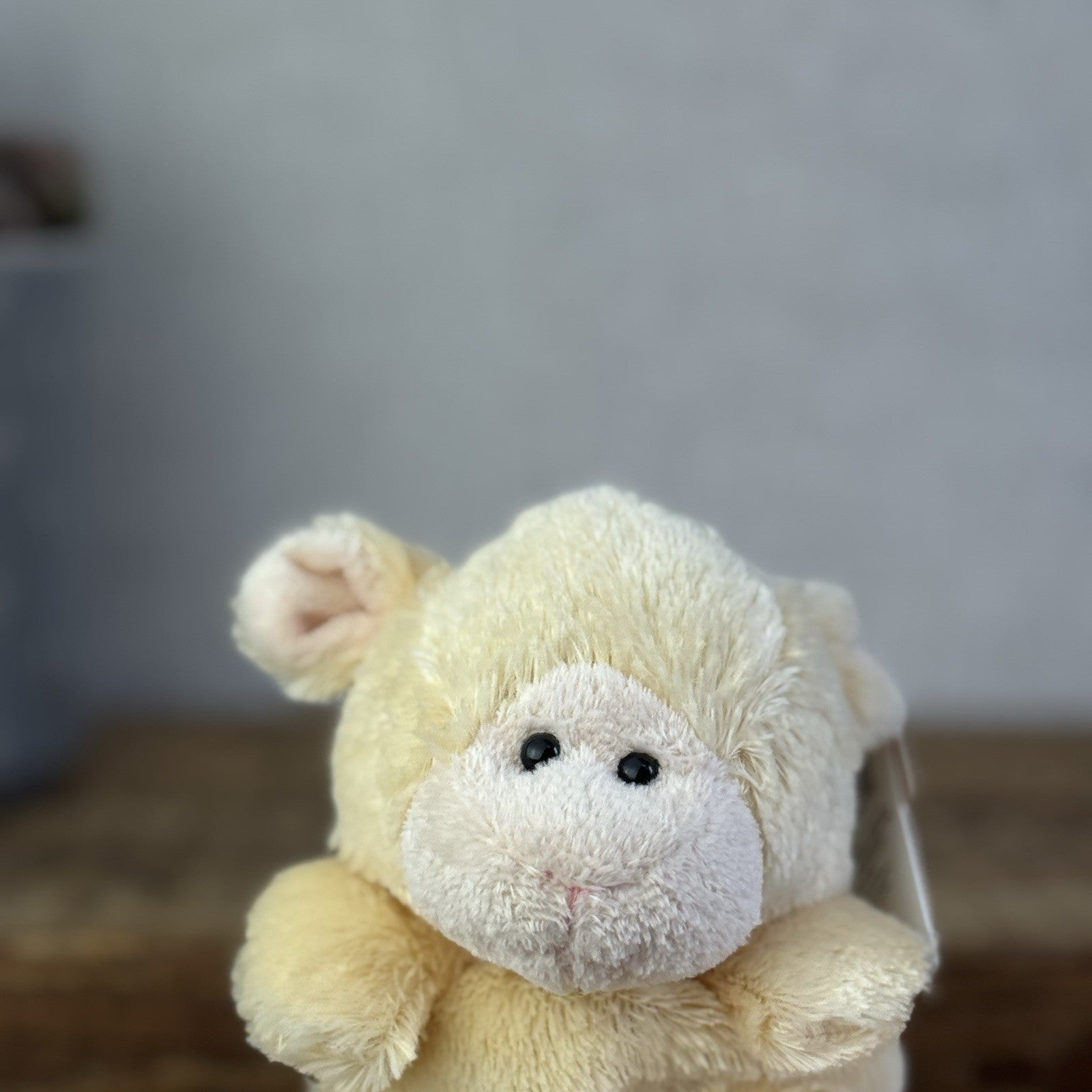 Russ Berrie Luvvies - Lamb/sheep Small Pudding Beanbag Soft Toy With Tags 5”