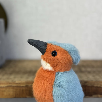 Jellycat Birdling Kingfisher - Small Fluffy Beanie Bird Plush Pocket Pal Tags 5"