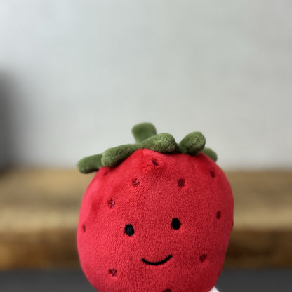 Jellycat Fabulous Fruit Strawberry - Soft Toy Play Food - Fruit Soft Toy 4”