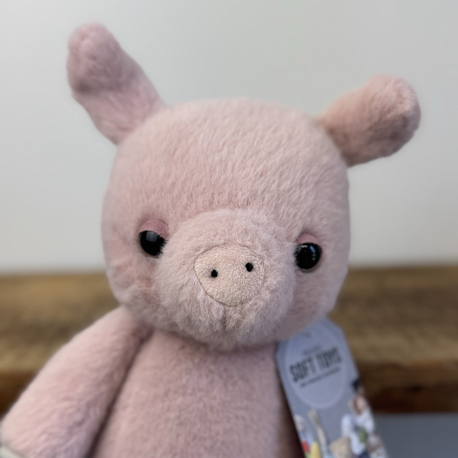 Jellycat Beepi Pig - Medium Fuzzy Piglet Soft Toy Retired Medium NWOT 12"