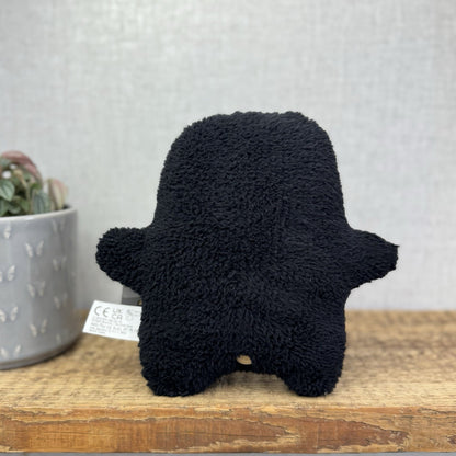 Fuggler Oogah Boogah Black Fleecy Fuggler - Button Eyes Tongue Out Funny Monster