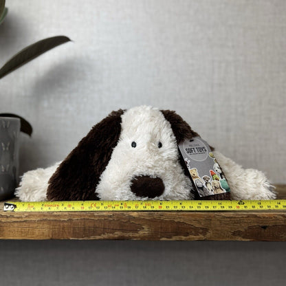 Jellycat Medium Truffles Dog - Cream/Brown Floppy Dog Pillow Beanie Retired 14”