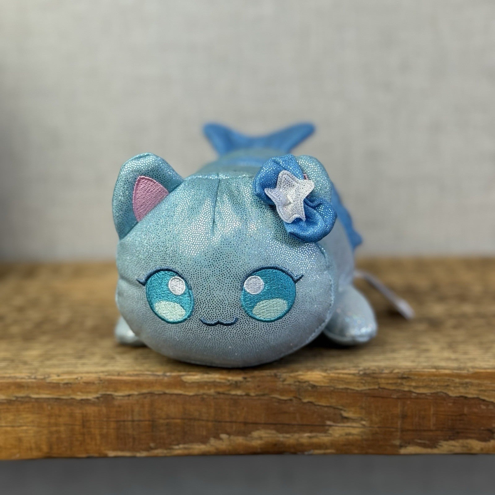 Aphmau MeeMeows - Limited Edition Meemeows Mermaid Cat Blue Shiny Plush Rare