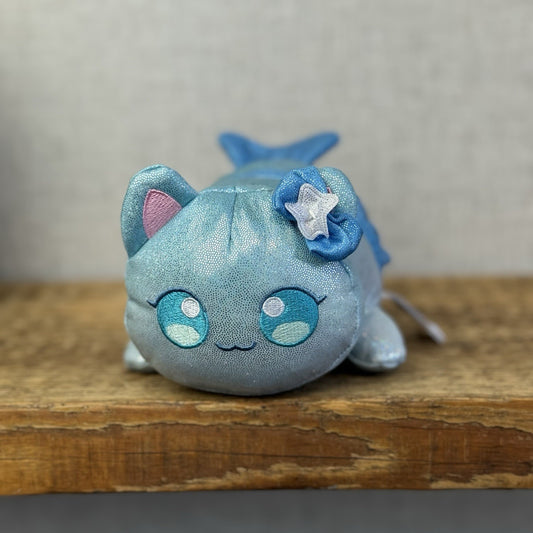 Aphmau MeeMeows - Limited Edition Meemeows Mermaid Cat Blue Shiny Plush Rare