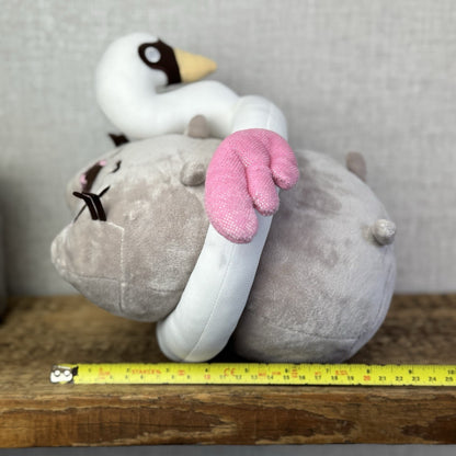 Gund Pusheen Cat - Swan Floatie Pusheen Retired New Without Tags 8"