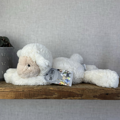 Jellycat Smudge Lamb - Medium Lamb Floppy Soft Toy Retired Cream/Off White Sheep
