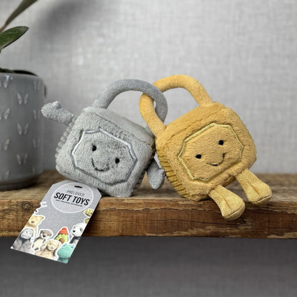 Jellycat Amuseable Love Locks - Padlocks Silver/Gold Beanie Plush 5"
