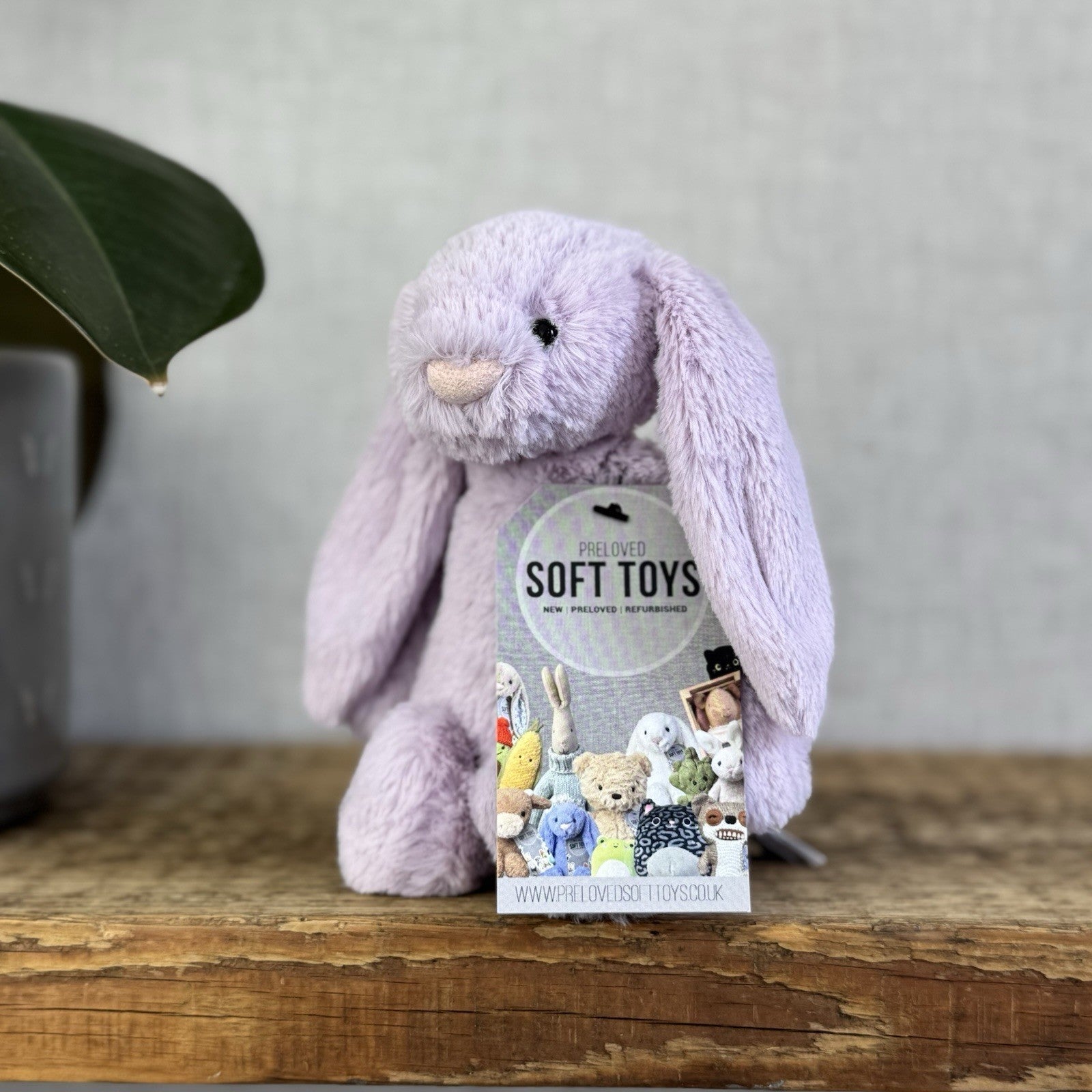 Jellycat Small Hyacinth Bashful Bunny - Little Lilac Purple Bunny Rabbit 8”
