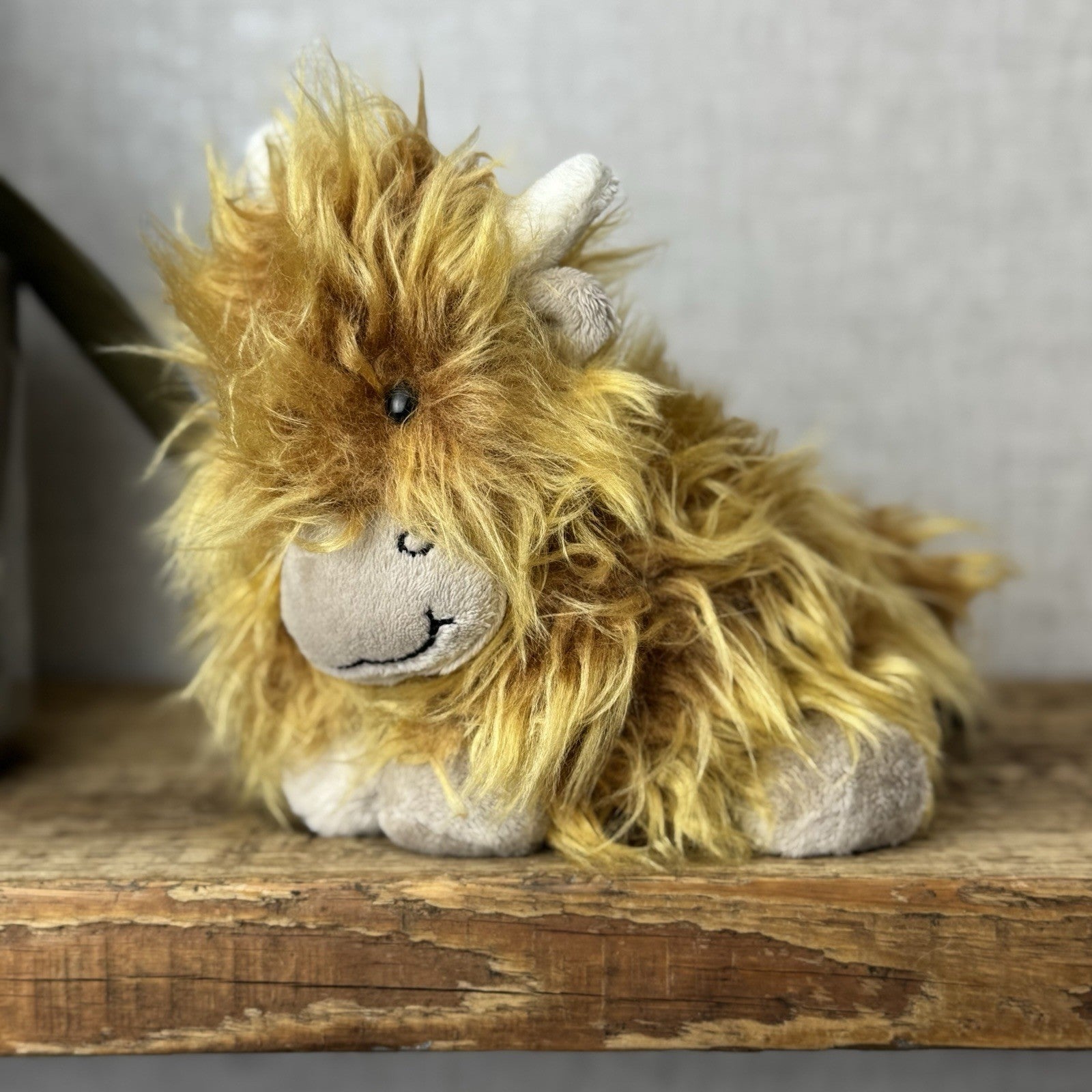 Jellycat Small Truffles Cow - Fluffy Cow Cushion Small Highland Cow Retired 7”