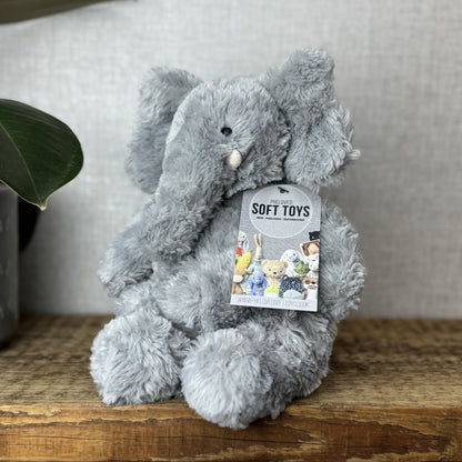 Jellycat Bartlesham Elephant - Small Bartlesham Grey Elephant Rare Vintage 10”