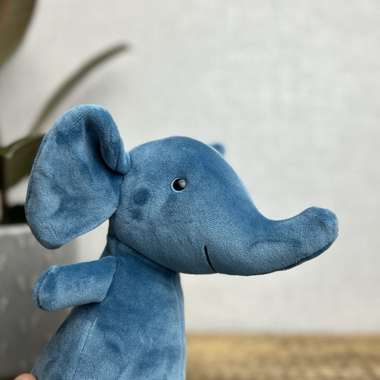 Jellycat Woddletot Elephant - Suede Soft Plush Toy Elephant Beanie 12”