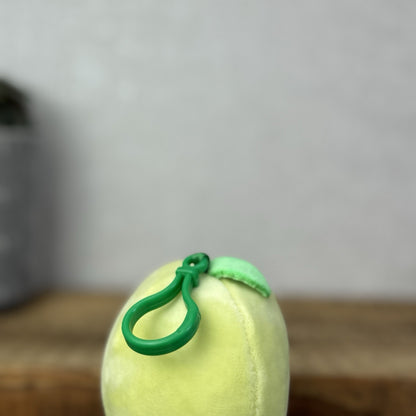 Squishmallow Keyring Clip Bagcharm - Apple Fruit Plush Keyring Ashley Apple 4"