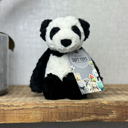 Jellycat Small Bashful Panda - Black & White Bashful Panda Bear Soft Retired 8”