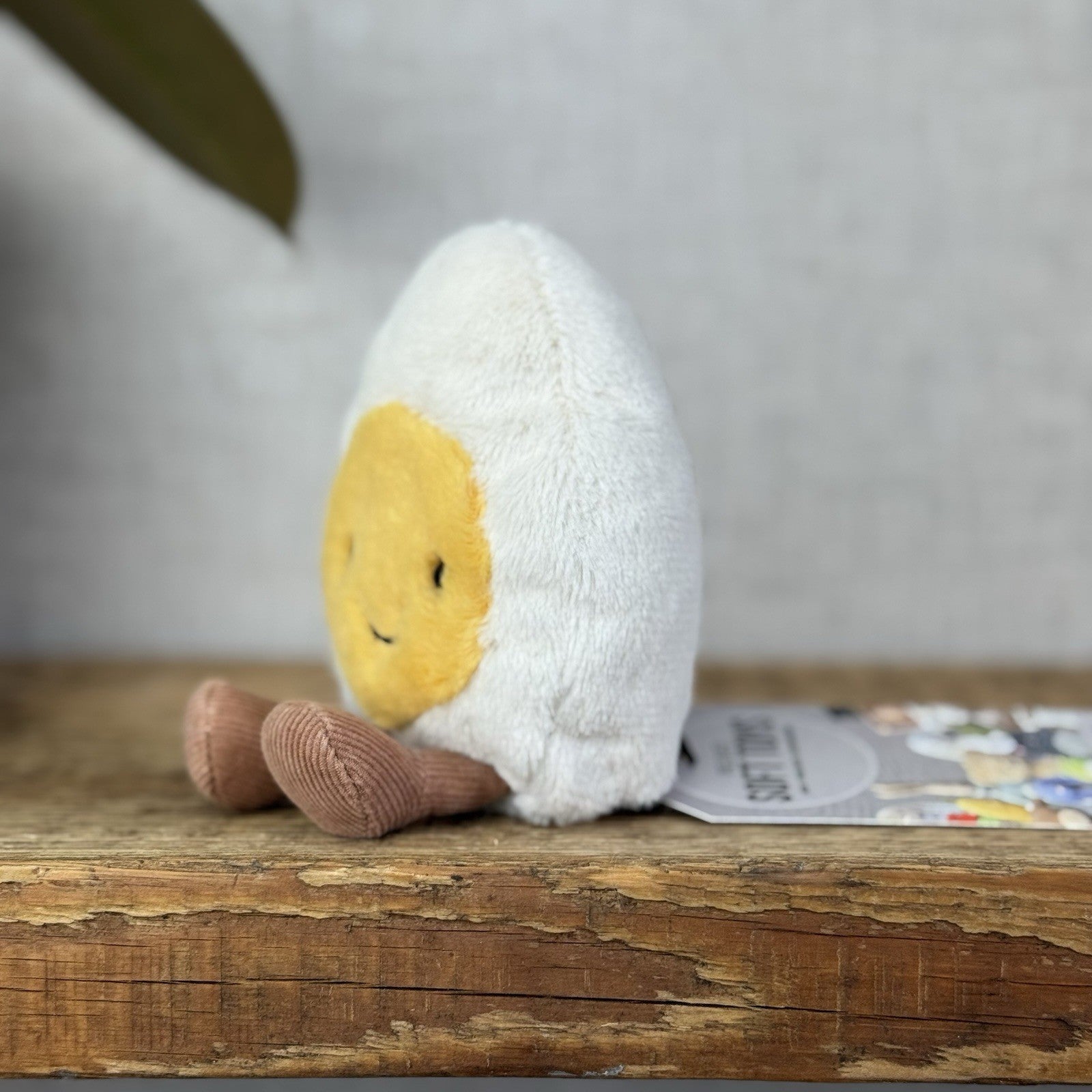 Jellycat Amuseable Happy Boiled Egg - Little Egg With Feet Soft Toy Beanie (#3)