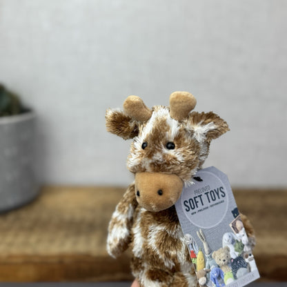 Jellycat Bunglie Tot Jeremy Giraffe - Small Bunglie Giraffe Beanie Vintage NWOT