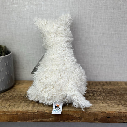 Jellycat Munro - Munro White Westie Scottie Dog Soft Toy Beanie Retired 12” (#2)