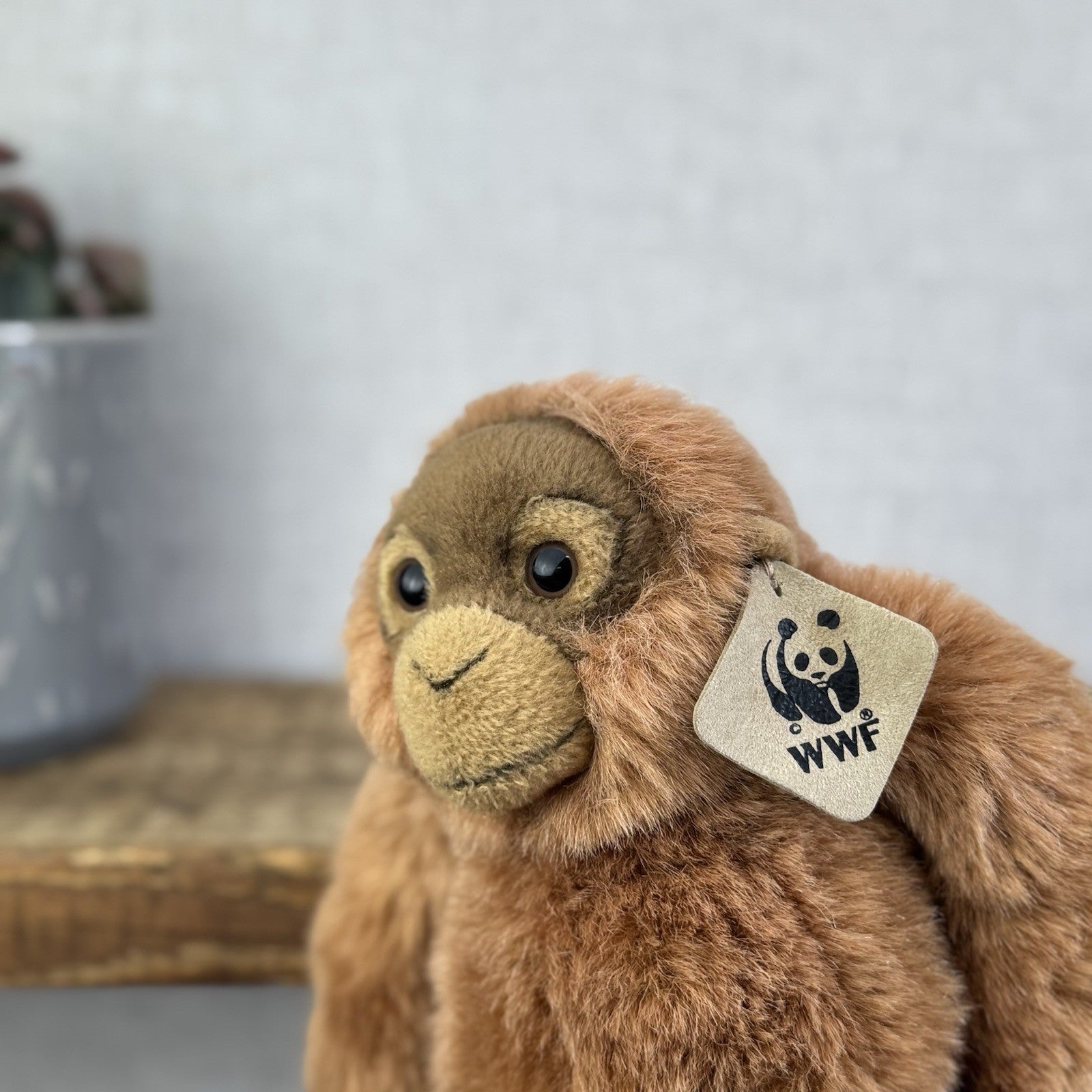WWF Anna Club Plush - Orangutan Endangered Species Soft Toy Monkey Medium 10"