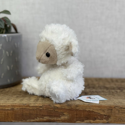Jellycat Yummy Lamb - Fluffy Little Sheep - Mini Lamb Beanie Plush Retired 7”