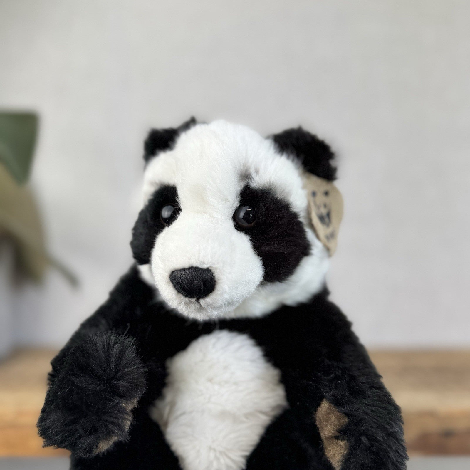 WWF Anna Club Plush Panda - Small Vintage Panda Soft Toy Beanie Super Fluffy 10”