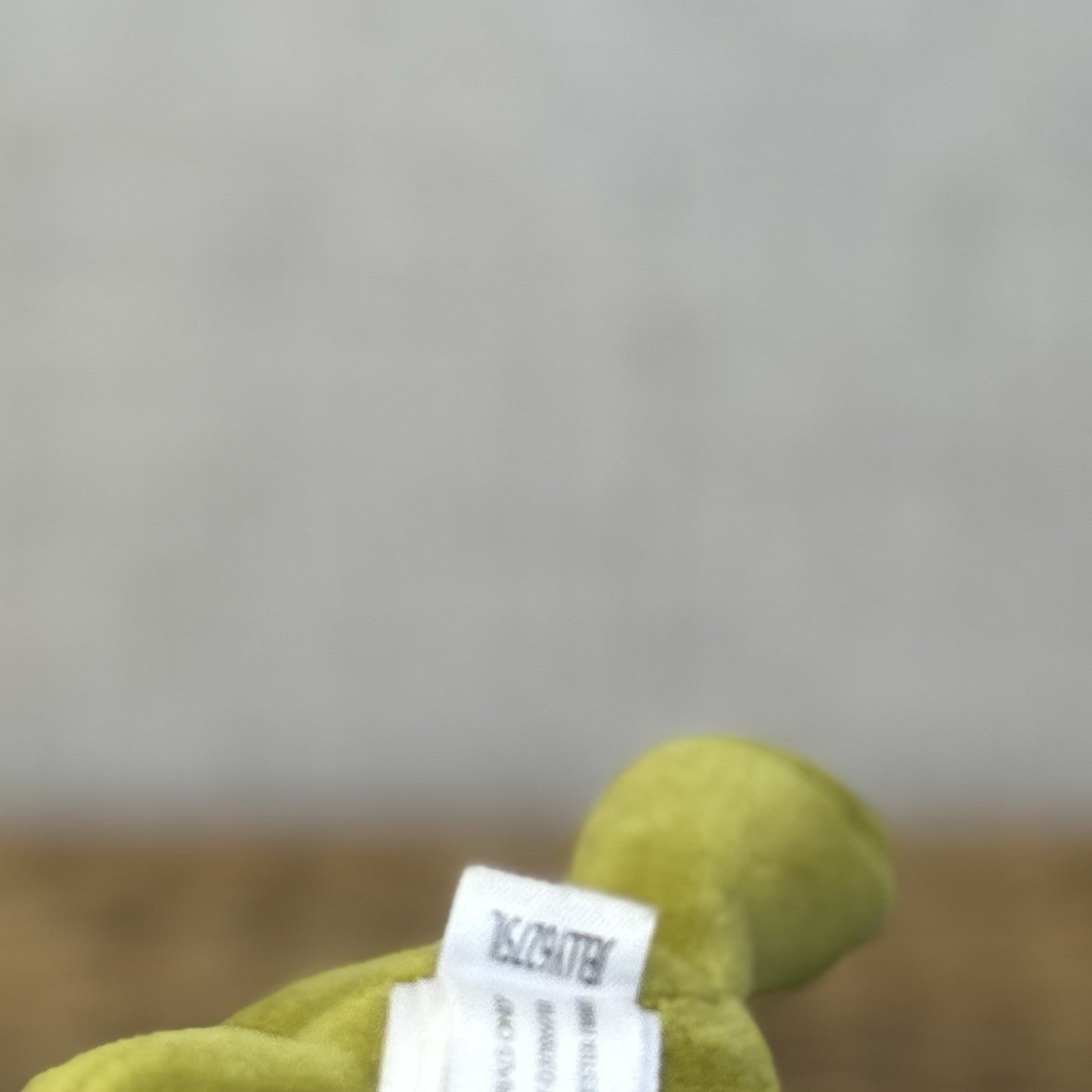 Jellycat My First Dinosaur Rattle - Small Velour Green Rattle Beanie Retired 8"