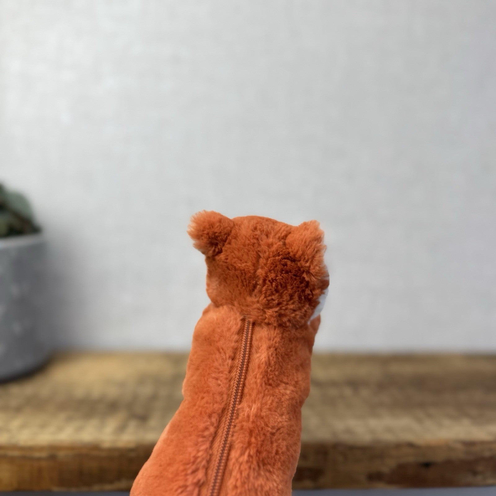 Jellycat Bashful Fox Pencil Case - Orange Fox Pencil Case Retired Small 8"