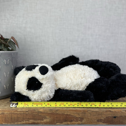 Jellycat Small Bartlesham Panda Bear - Vintage Panda With Tags Collectible 11"