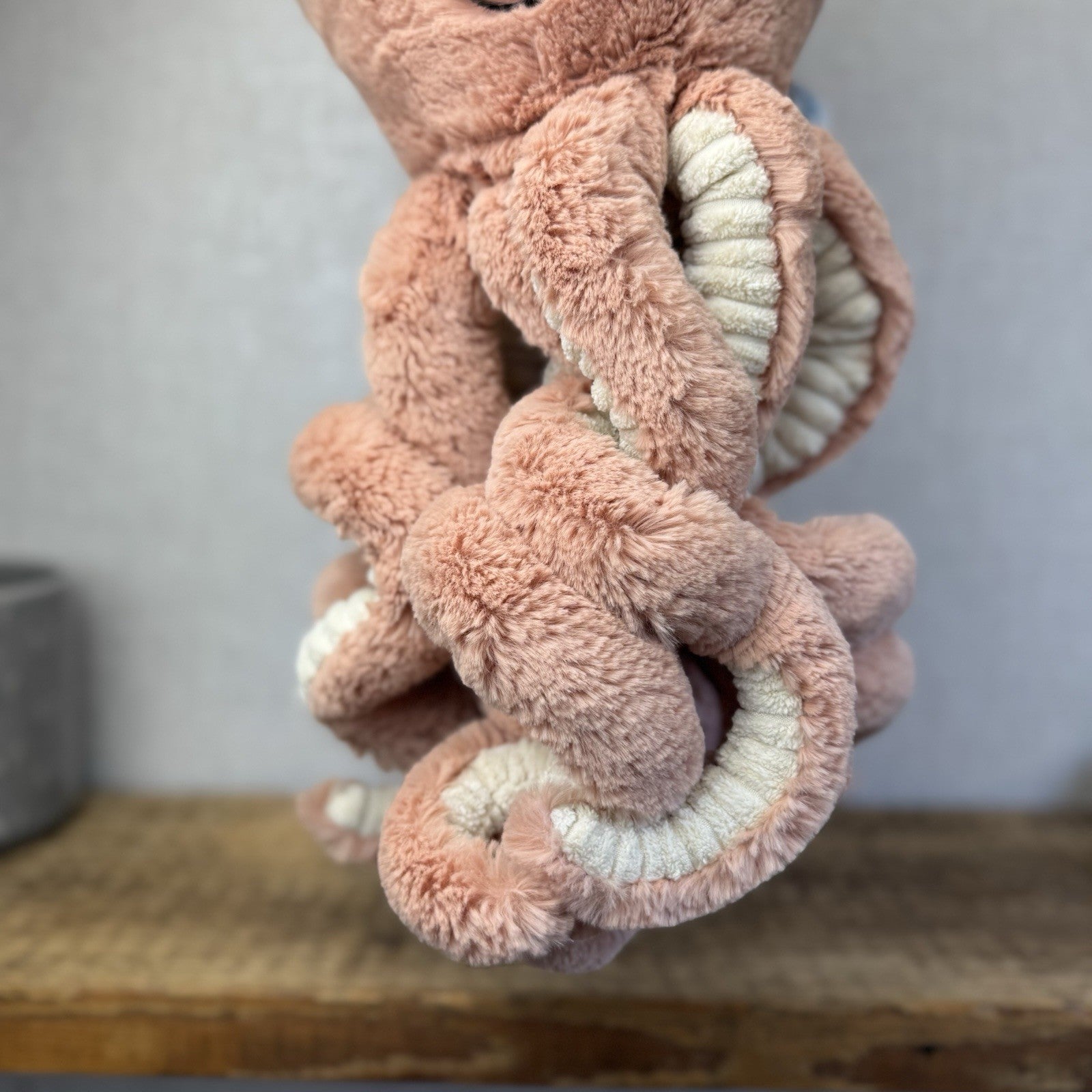 Jellycat Large Odell Octopus - Peach Large Octopus Beanie Retired Pink 20”
