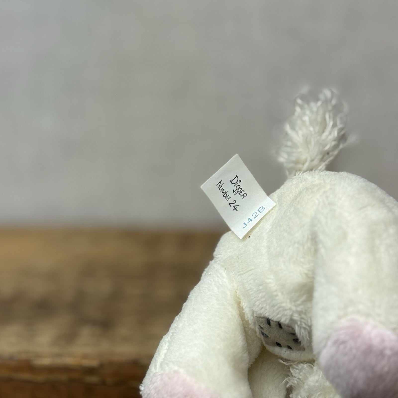 Blue Nose Friends - Digger Westie Dog #24 Pink/White Miniature Plush NWT 5"