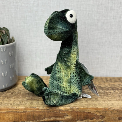 Jellycat Gary Gecko - Medium Green Soft Beanie Lizard Reptile Retired Rare 12"
